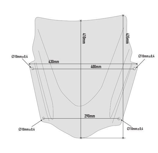 Cúpula GIVI Suzuki Burgman 400 17 19