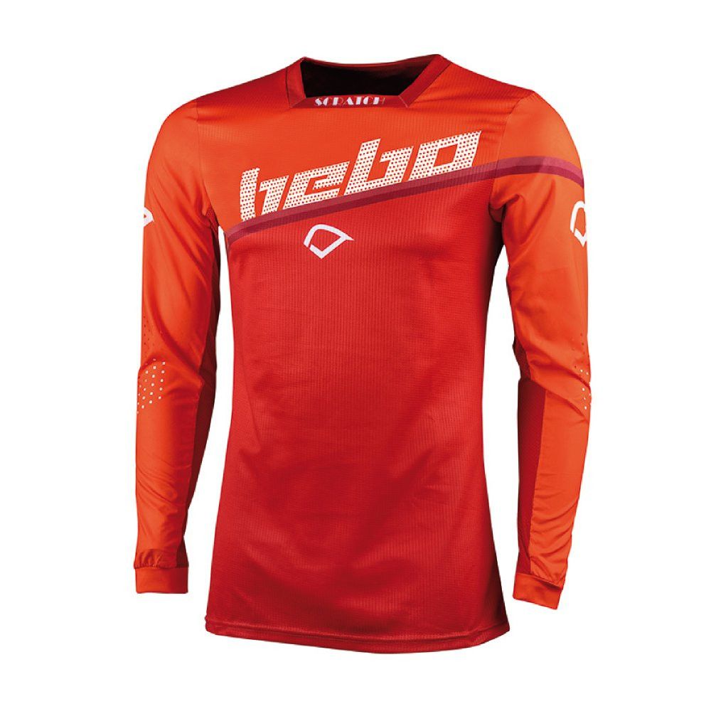 Camiseta HEBO Cross Enduro MX SCRATCH Roja